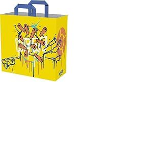 Konix Nerf Sac cabas - Taille M 40 x 45 x 20 cm - Matière recyclée - Jaune