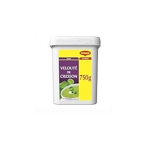 MAGGI PROFESSIONAL Velout&eacute; de Cresson 10L - Potage Instantan&eacute; au Cresson - 50 Portions de 200ml - Format Professionnel - Bo&icirc;te de 750g pour 10L de Soupe