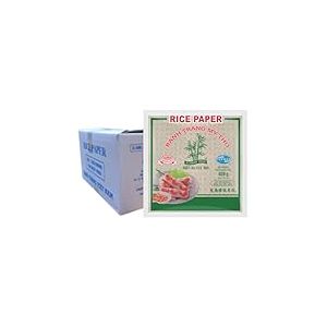 BAMBOO TREE - Feuilles de riz 22Cm. Carr&eacute; - Multipack (36 X 400 GR)