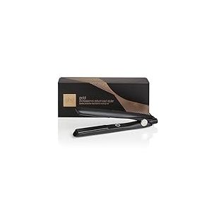 ghd - Lisseur ghd Gold - Fer à lisser professionnel (Noir) - Des cheveux plus lisses et 65% plus brillants - Lissez, ondulez vos cheveux grâce à son design arrondi - Idéal pour tous types de cheveux