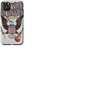 Lynyrd Skynyrd Eagle Guitare Drapeau US Classique Rock Biker R&eacute;tro Coque pour iPhone 11 Pro Max