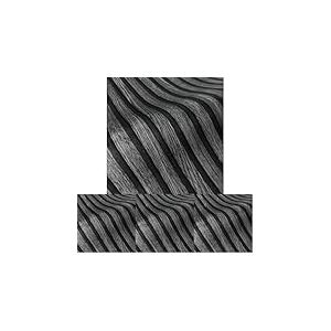 WALLCOVER Papier peint aspect bois, noir, gris, panneaux acoustiques, effet 3D, panneaux scandinave, aspect naturel, moderne, 10,05 x 0,53 m, fabriqué en Allemagne (Lot de 4)