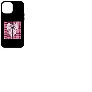 Ruban rose coyote chasseur coyote, coquette Coque pour iPhone 12 Pro Max