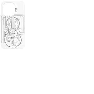 Dessin au trait Violon Coque pour iPhone 15 Pro