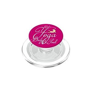 Yoga Cat Namaste Om m&eacute;ditation Sport Karma Funny PopSockets PopGrip pour MagSafe