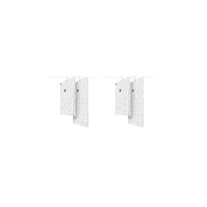 Compactor Espace Plus Lot 2 x Sac de rangement sous vide, Transparent, S: 70 x 0,2 x H 105 cm, M: 70 x 0,2 x H 145 cm, RAN3253 (Lot de 2)