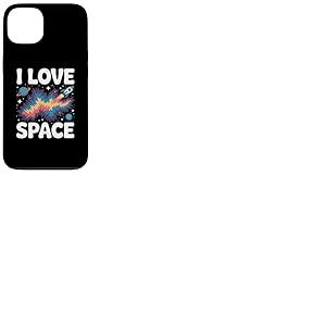 J'adore les planètes Space Cosmic Galaxy Rocket Coque pour iPhone 13