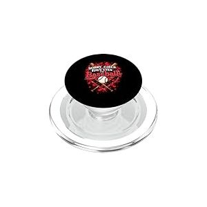 Désolé, Les Filles, Je n'ai d'yeux Que pour la Saint-Valentin des garçons de Baseball PopSockets PopGrip pour MagSafe