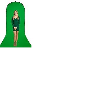 Bresser f000341 TR de 10 Fond Pliable 150 x 200 + 200 cm Vert/Incrustation Vert