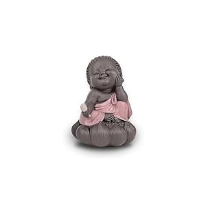 Statue Bouddha en Cogitation - Charmant Porte-Bonheur - Ambiance Zen et relaxante- Id&eacute;e Cadeau Mignonne et Spirituelle Toutes g&eacute;n&eacute;rations - Plaisir d'offrir Toute Occasion -H 12 cm &ndash; Zen&rsquo;Light