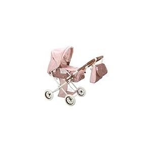 ARIAS - Poussette avec Capote Bear. Pliable et avec nacelle Amovible. Comprend Un Sac. La Hauteur du Guidon est de 33 &agrave; 63 cm. Dimensions : 34 x 67 x 58 cm. Jouet pour Enfants de Plus de 3 Ans