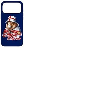 C'mon Angleterre Drapeau de l'Angleterre Ballon de Football Euro Coque pour iPhone 17 Pro Max