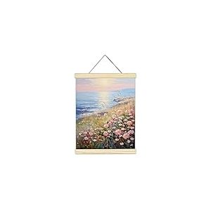 AiQInu A3 Cadre Poster Magnétique 31CM, Cadre Magnetique Porte Affiche en Bois, Portable Accroche Poster Cadre, Suspendu Photo Affiches Decoration