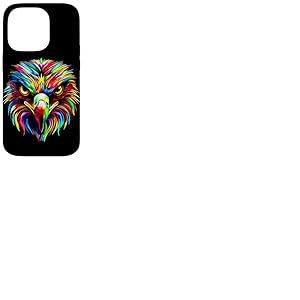 Aigle Pop Art Couleurs Vives Aigle Royal Fauconnier Chasseur Coque pour iPhone 14 Pro