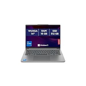 Lenovo IdeaPad Slim 5 14IRH10 - Ordinateur Portable 14'' WUXGA (Intel Core i7-13620H, RAM 16Go, SSD 512Go, Intel UHD Graphics, Windows 11 Home) Clavier AZERTY, &Eacute;couteurs et Souris Inclus - Gris