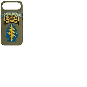 Patch des Forces spéciales américaines - Tab SF Ranger - Béret Vert OD Coque pour iPhone Air