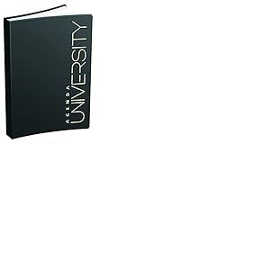 LECAS Agenda Scolaire University 2025 2026 Journalier Format 12x18 cm couverture PVC Anthracite