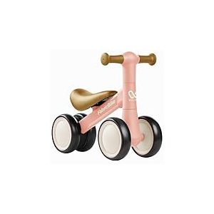 FabricBike Walker - Draisienne Bebe 10 Mois, Vélo d'équilibre sans pédale pour Les Enfants de 10 Mois et Plus, vélos pour bébés de 10 à 24 Mois, Vélo bébé à 4 Roues. (Sweet Pink)