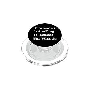 Introverti mais prêt à discuter de Tin Whistle PopSockets PopGrip pour MagSafe