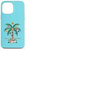Mele Kalikimaka Palmier de No&euml;l hawa&iuml;en Coque pour iPhone 13 Pro Max