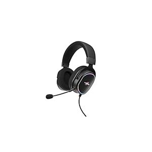 uRage Casque Micro Gaming (Casque Gamer optimis&eacute; PC PS5, certifi&eacute; DTS X, Casque de Jeu Son Virtual Surround 7.1, LED RGB, Micro Amovible, Cable USB-A 2.2m) Noir