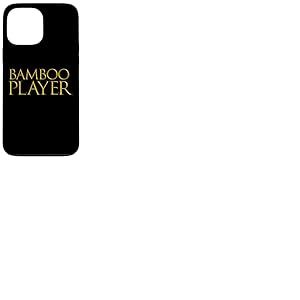 Instrument de Bambou Tambour Instrument de Musique Musicien Bambou Coque pour iPhone 13 Pro Max