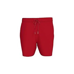 Tommy Hilfiger Short de Bain Homme Medium Drawstring Tape avec Cordon de Serrage, Multicolore (Medium Red), M