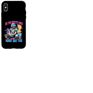 Funny All The Pretty Girls Squat Like-This Attrape-Balle Molle Coque pour iPhone X/XS