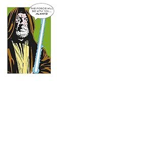 Komar Star Wars Classic Comic Quote Obi Wan – Taille : 50 x 70 cm Impression d'art (sans cadre)