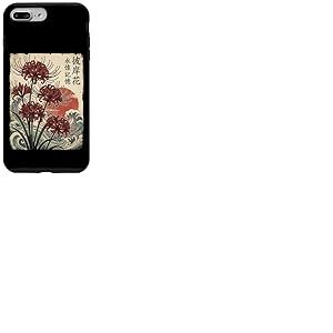 Lys Araign&eacute;e Rouge Fleur Japonaise Fleur Coque pour iPhone 7 Plus/8 Plus