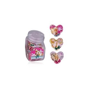 accentra Mini gel douche « I Love Horses » – Grand paquet parfait comme cadeau pour anniversaire d'enfant, prix de tombola ou calendrier de l'Avent – Verre à bonbons avec motifs chevaux et poney de 50