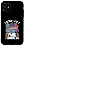 Panier à fil coloré avec aiguilles à tricoter Coque pour iPhone 11