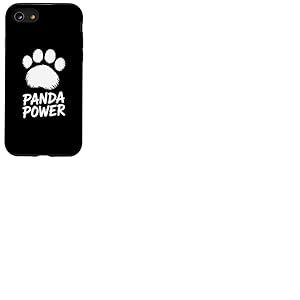 Mème d'empreinte de panda mignon pour les amateurs de panda Coque pour iPhone SE (2020) / 7 / 8