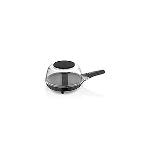KIWI 62361 Set 3 en 1 pour poêle à pizza et tartes, multicolore, 800 W, plastique