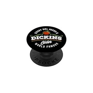 Dickins Cider, c&eacute;l&egrave;bre dans Le Monde Entier pour Tous Vos Proches, dr&ocirc;le PopSockets PopGrip Adh&eacute;sif