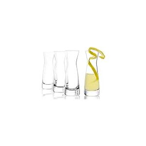 Topkapi Lot de 4 verres &agrave; shot Tiki Yuna - 5 cl - Pour boissons flamb&eacute;es, tequila, vodka, rhum, eau-de-vie, Raki, Sambuca, Ouzo de la s&eacute;rie Tiki Bar