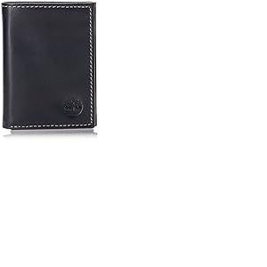 Timberland Hommes Cuir Noir en Pliable Portefeuille D01388/08
