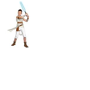 Rubies Disney Star Wars EP 9 Costume de Rey Deluxe pour Enfant Taille S 3-4 Ans Halloween