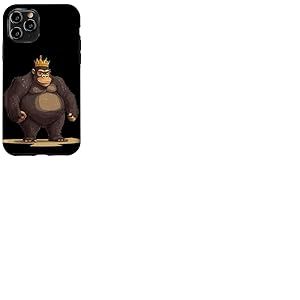 Règle Gorilla avec couronne pour pouvoir suprême Coque pour iPhone 11 Pro