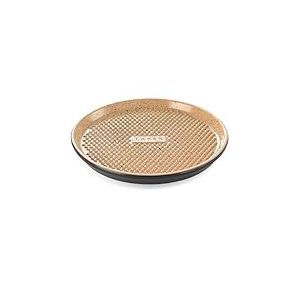 R&ouml;mertopf - Plaque de Cuisson pour Barbecue - avec Picots - Diam&egrave;tre : 31,5 cm - en Argile Naturelle - Noir