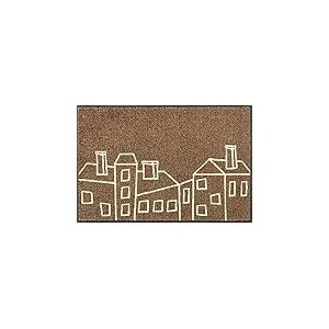 Wash+Dry Tapis de Sol, Linecity 50x75cm, int&eacute;rieur et ext&eacute;rieur, Lavable