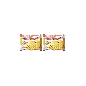 Mamee Oriental noodles, nouilles orientales assaisonnées au curry - Le sachet de 85g (Lot de 2)
