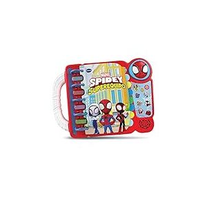 VTech VTech-80-552322 su superequipo J'apprends à Lire avec Spidey et sa Super équipe, Livre éducatif, Jouet pour Enfants + 3 Ans, Version ESP, 80-552322, único