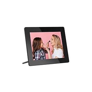Cadre Photo Numérique Dragon Touch 8 Pouces HD Cadre Photo Électronique IPS Ecran 16Go Stockage WiFi avec Fonction Photo/Vidéo/Calendrier/Réveil/Météo/Télécommande - Classic 8 Noir