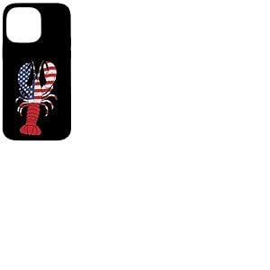 &Eacute;crevisse Homard Drapeau am&eacute;ricain &eacute;crevisses patriotiques Hommes Femmes Enfants Coque pour iPhone 14 Pro Max