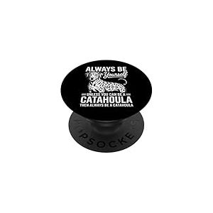 Chien l&eacute;opard Catahoula dr&ocirc;le de Chien l&eacute;opard Catahoula PopSockets PopGrip Adh&eacute;sif
