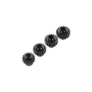 YUNIQUE GREEN-CLEAN-POWER - Ensemble de 4 Pignons 18T 19T 20T 21T 48DP pour 1:10 RC | en Métal Résistant | pour Monster Truck/Buggy/Camion 3,175mm, Noir, RC