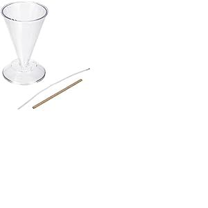 Rayher Moule bougie C&ocirc;ne, plastique PET transparent, 1 kit, 9X6cm, cire, r&eacute;utilisable-3139400