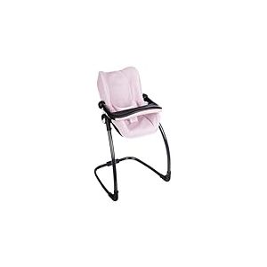 Smoby - Maxi-COSI - Siège et Chaise Haute Rose - pour Poupons Jusqu'à 42 cms - Jouet d'Imitation - Tablette, Balancelle, Siège Auto - A Partir de 3 Ans - Fabrication Espagnole