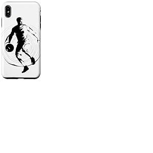 Basket-Ball Esquisse de Basket-Ball Amoureux du Basket-Ball Coque pour iPhone XS Max